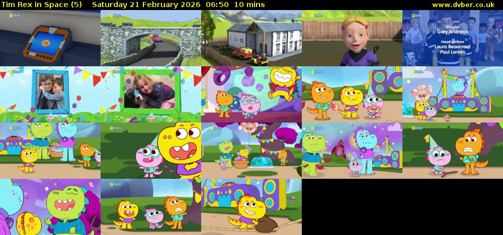 Tim Rex in Space (5) Saturday 21 February 2026 06:50 - 07:00