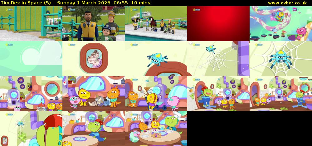 Tim Rex in Space (5) Sunday 1 March 2026 06:55 - 07:05