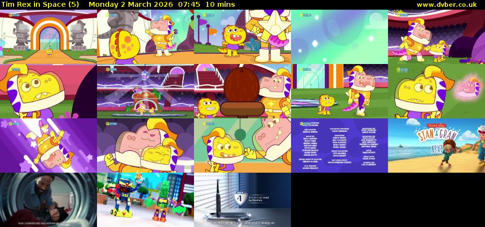 Tim Rex in Space (5) Monday 2 March 2026 07:45 - 07:55