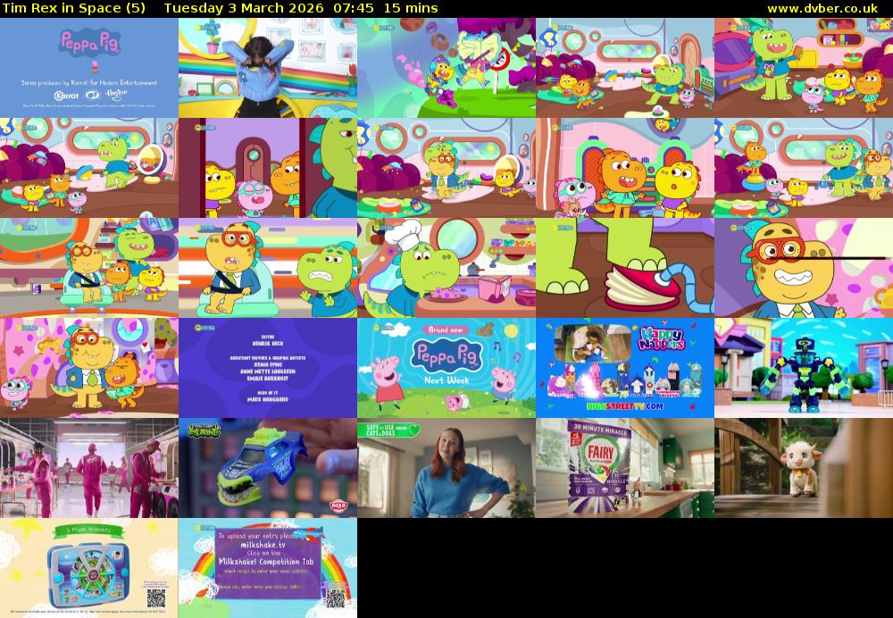 Tim Rex in Space (5) Tuesday 3 March 2026 07:45 - 08:00