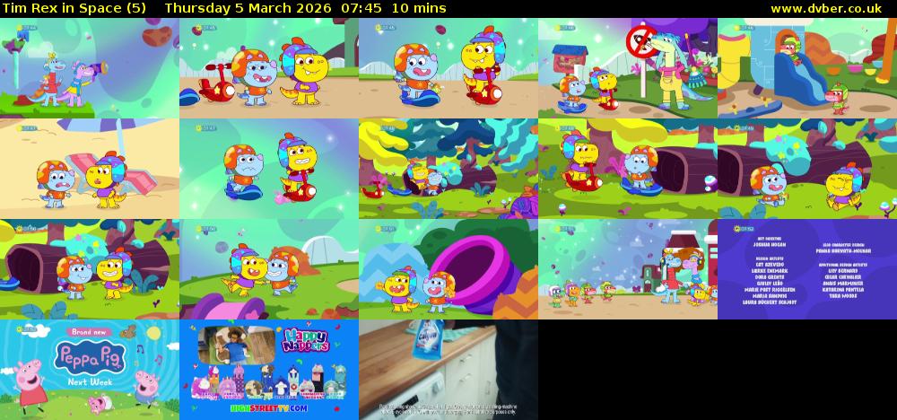 Tim Rex in Space (5) Thursday 5 March 2026 07:45 - 07:55