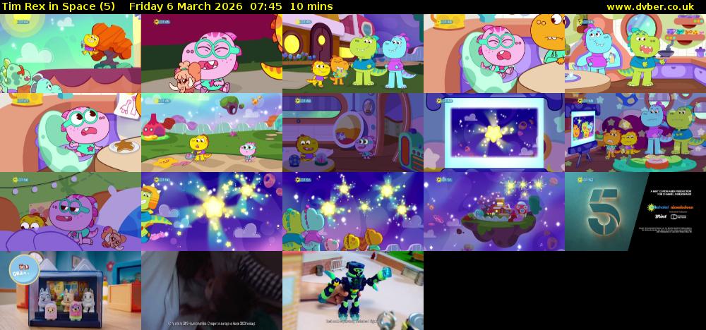 Tim Rex in Space (5) Friday 6 March 2026 07:45 - 07:55