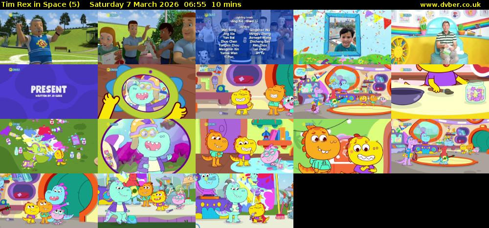 Tim Rex in Space (5) Saturday 7 March 2026 06:55 - 07:05