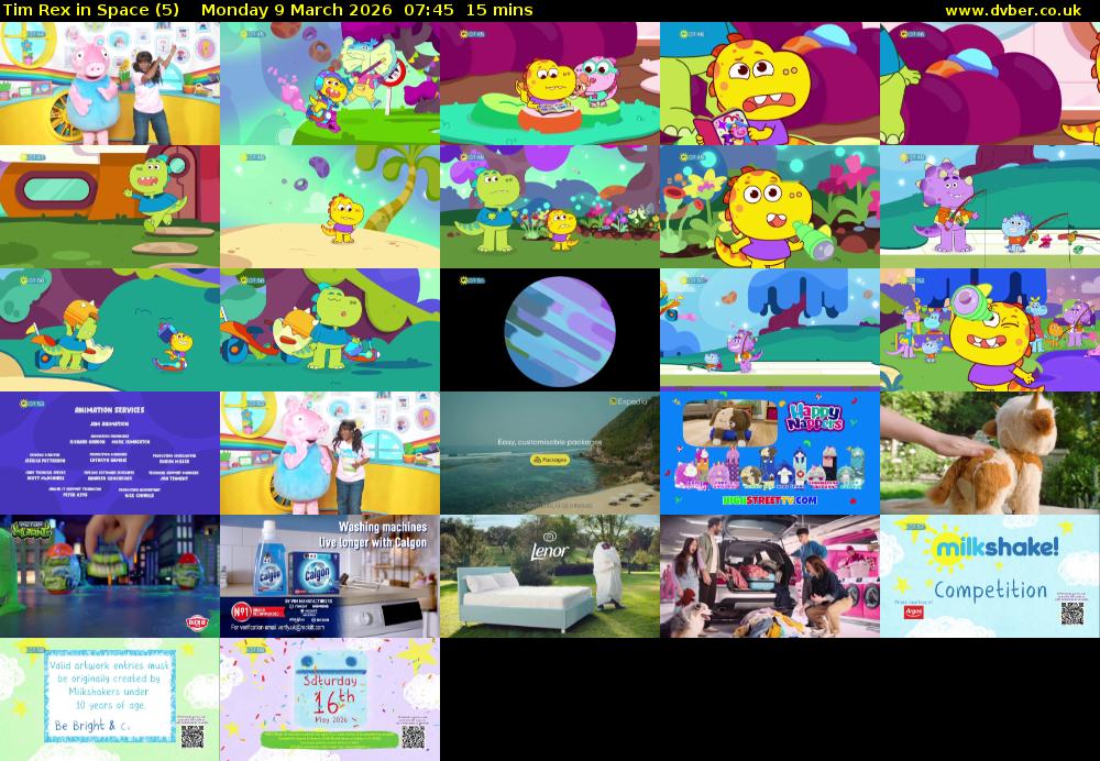 Tim Rex in Space (5) Monday 9 March 2026 07:45 - 08:00