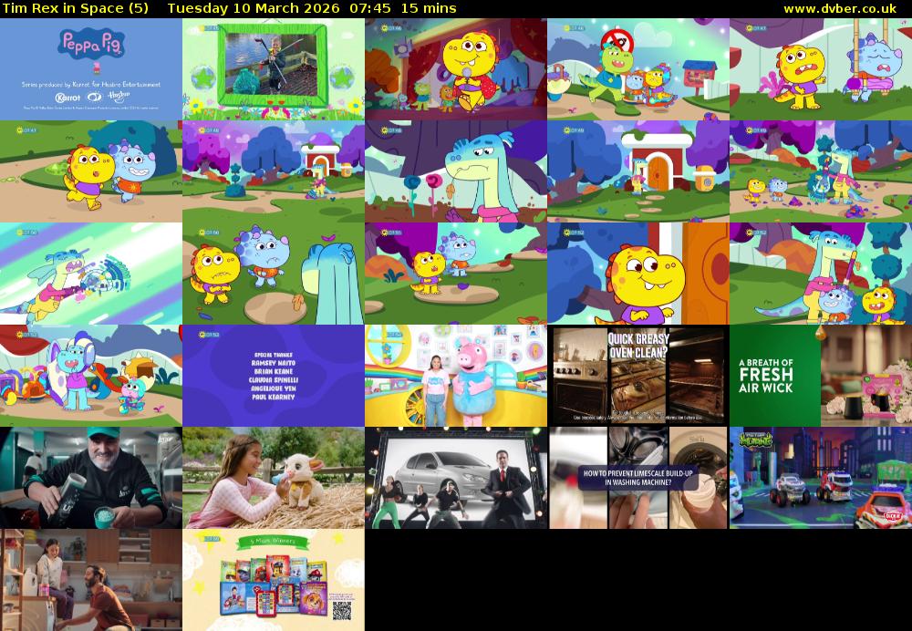 Tim Rex in Space (5) Tuesday 10 March 2026 07:45 - 08:00