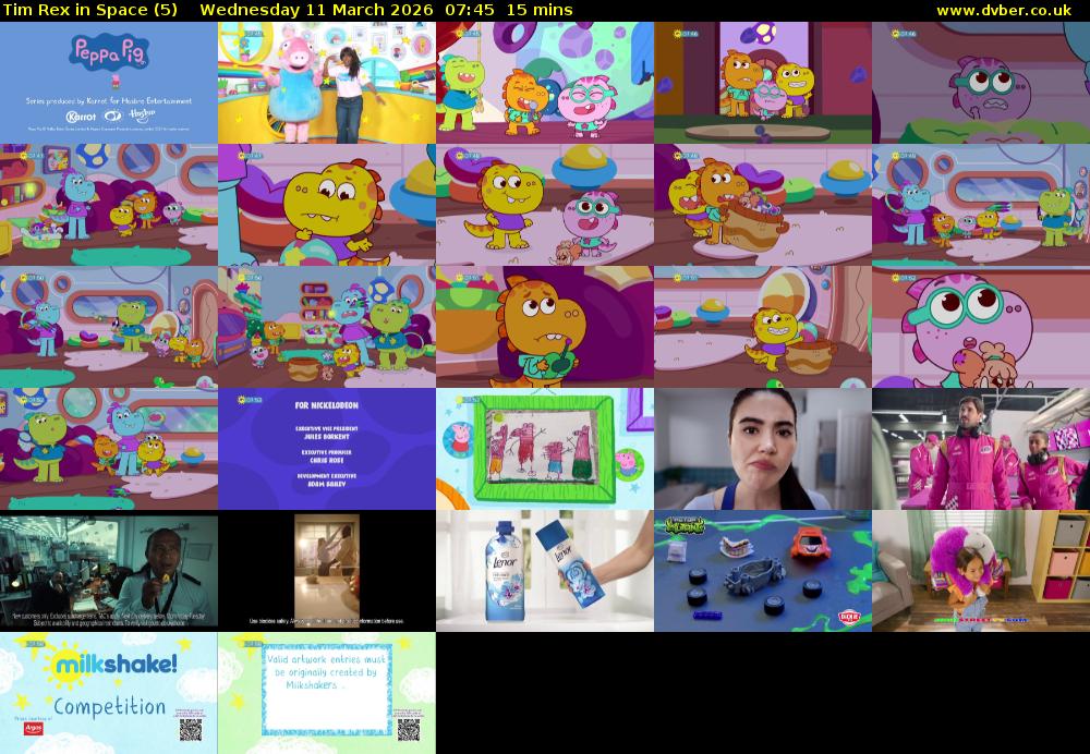 Tim Rex in Space (5) Wednesday 11 March 2026 07:45 - 08:00