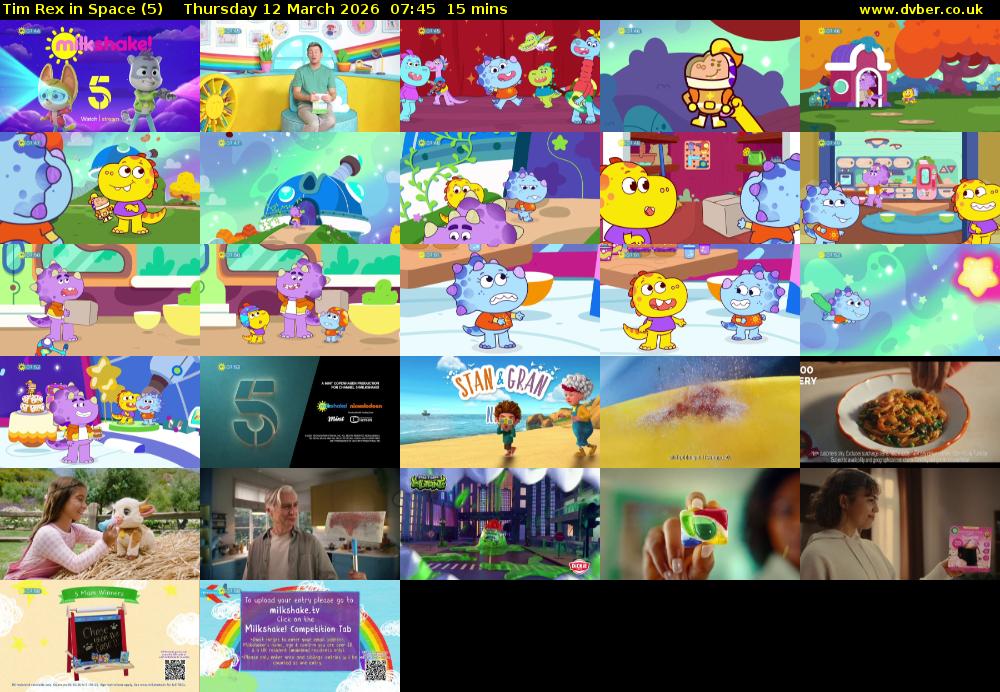 Tim Rex in Space (5) Thursday 12 March 2026 07:45 - 08:00