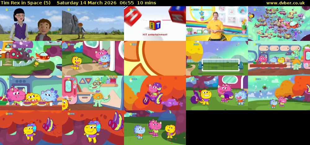 Tim Rex in Space (5) Saturday 14 March 2026 06:55 - 07:05