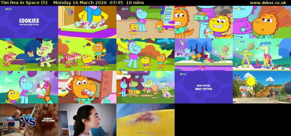 Tim Rex in Space (5) Monday 16 March 2026 07:45 - 07:55