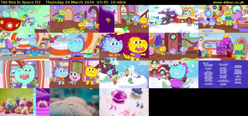 Tim Rex in Space (5) Thursday 26 March 2026 07:45 - 07:55