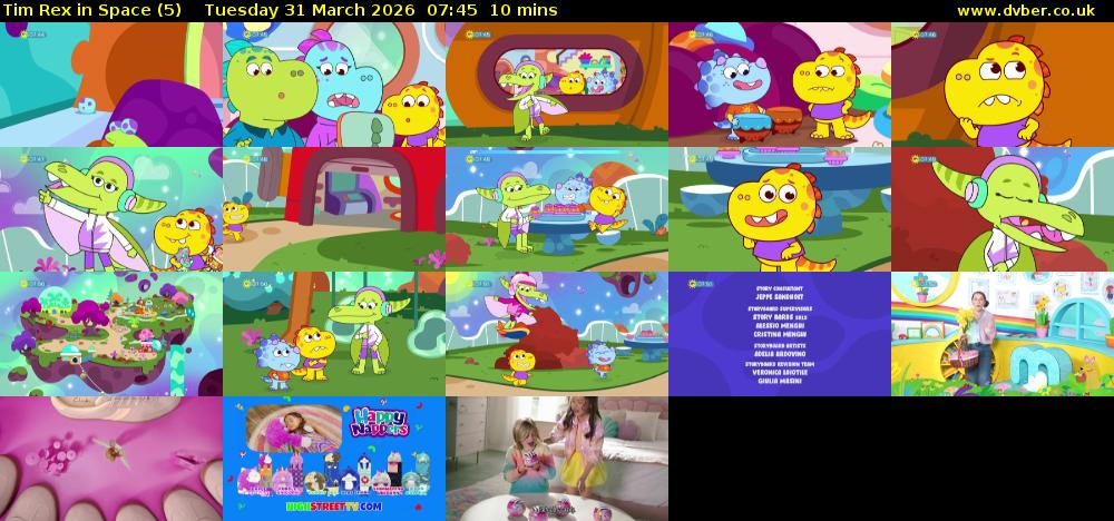 Tim Rex in Space (5) Tuesday 31 March 2026 07:45 - 07:55