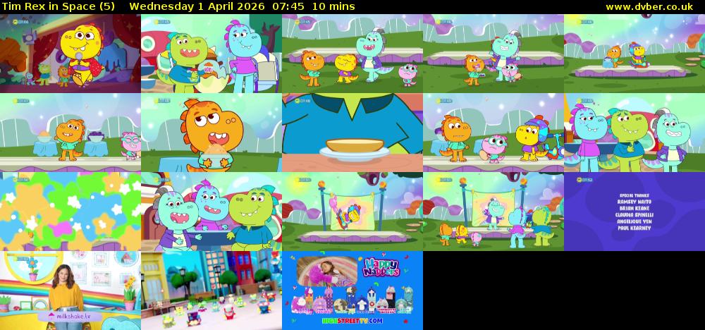 Tim Rex in Space (5) Wednesday 1 April 2026 07:45 - 07:55