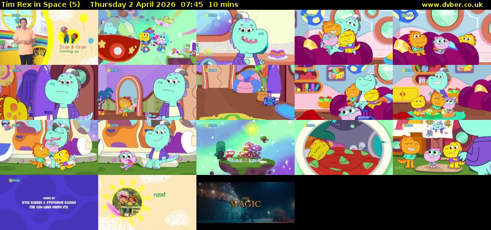 Tim Rex in Space (5) Thursday 2 April 2026 07:45 - 07:55