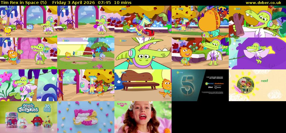 Tim Rex in Space (5) Friday 3 April 2026 07:45 - 07:55