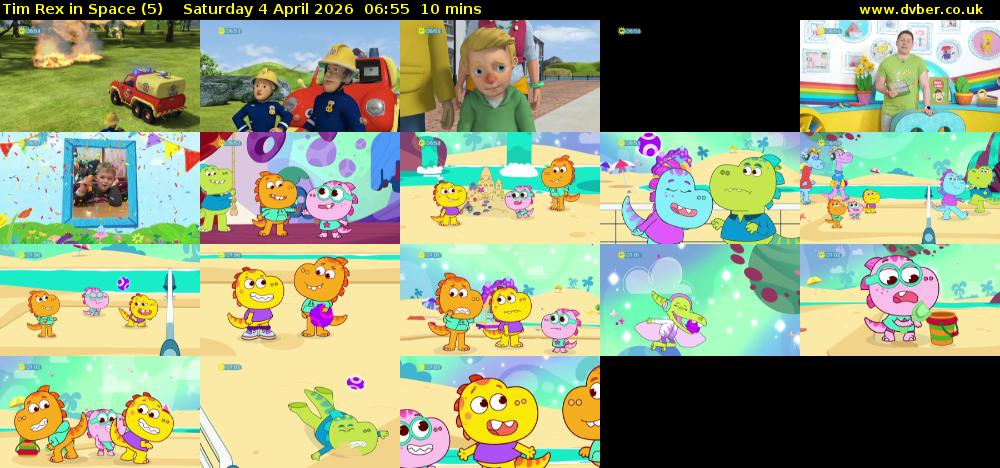 Tim Rex in Space (5) Saturday 4 April 2026 06:55 - 07:05