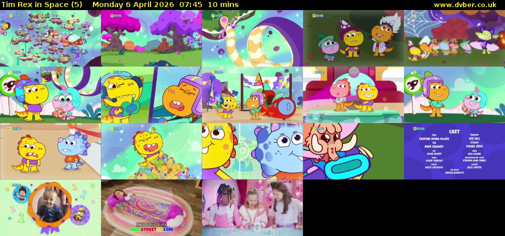 Tim Rex in Space (5) Monday 6 April 2026 07:45 - 07:55