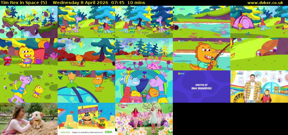 Tim Rex in Space (5) Wednesday 8 April 2026 07:45 - 07:55