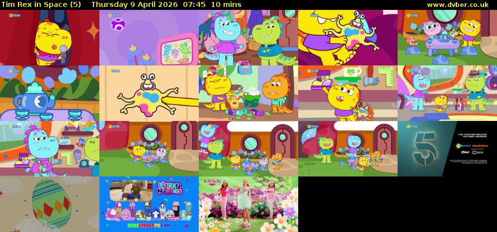 Tim Rex in Space (5) Thursday 9 April 2026 07:45 - 07:55