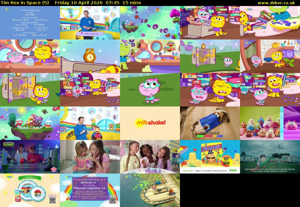 Tim Rex in Space (5) Friday 10 April 2026 07:45 - 08:00