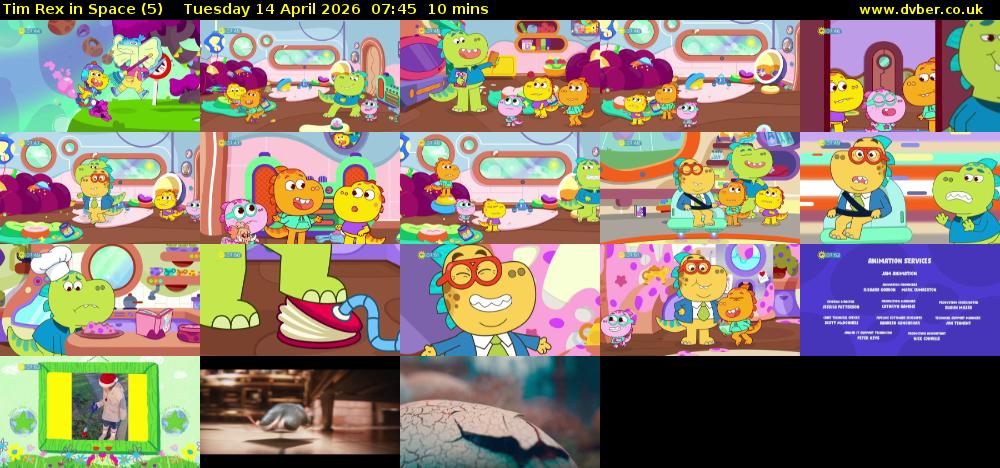 Tim Rex in Space (5) Tuesday 14 April 2026 07:45 - 07:55