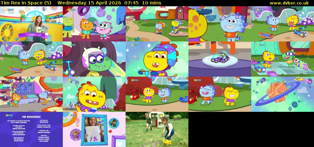 Tim Rex in Space (5) Wednesday 15 April 2026 07:45 - 07:55