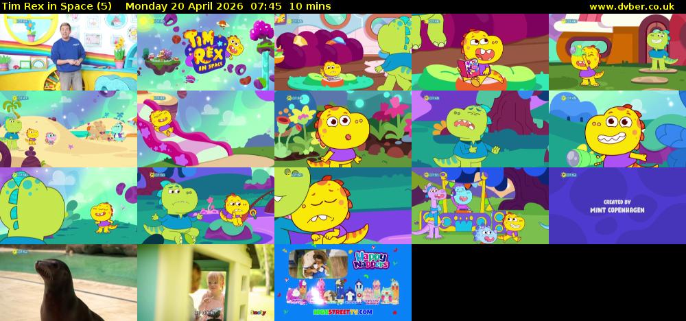 Tim Rex in Space (5) Monday 20 April 2026 07:45 - 07:55