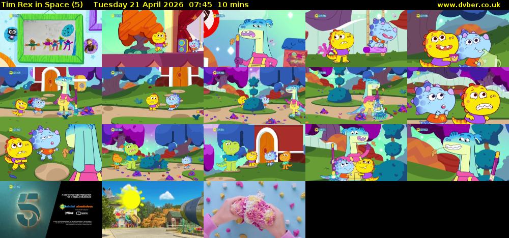 Tim Rex in Space (5) Tuesday 21 April 2026 07:45 - 07:55