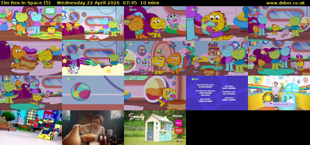 Tim Rex in Space (5) Wednesday 22 April 2026 07:45 - 07:55