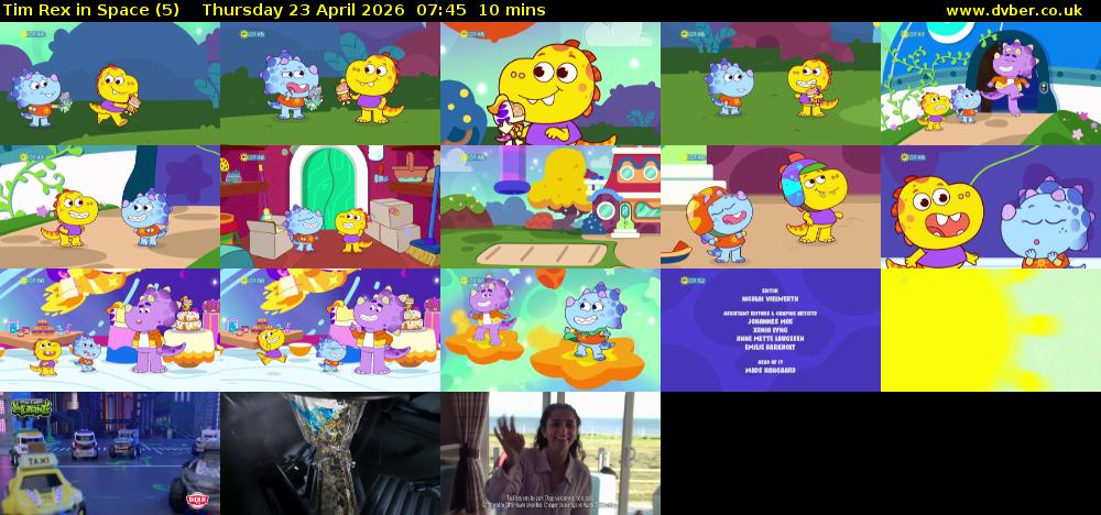 Tim Rex in Space (5) Thursday 23 April 2026 07:45 - 07:55