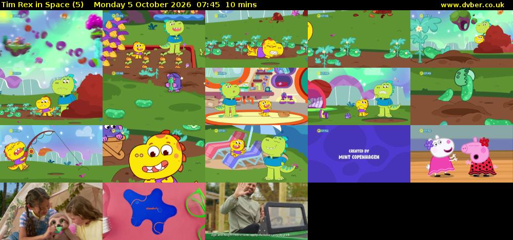 Tim Rex in Space (5) Monday 5 October 2026 07:45 - 07:55