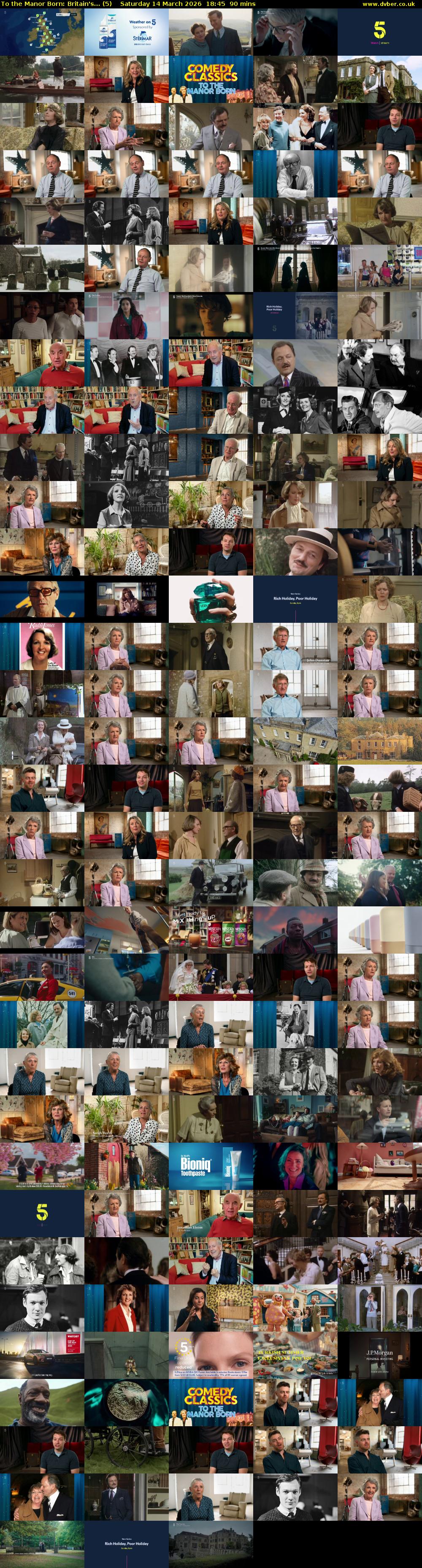 To the Manor Born: Britain's... (5) Saturday 14 March 2026 18:45 - 20:15