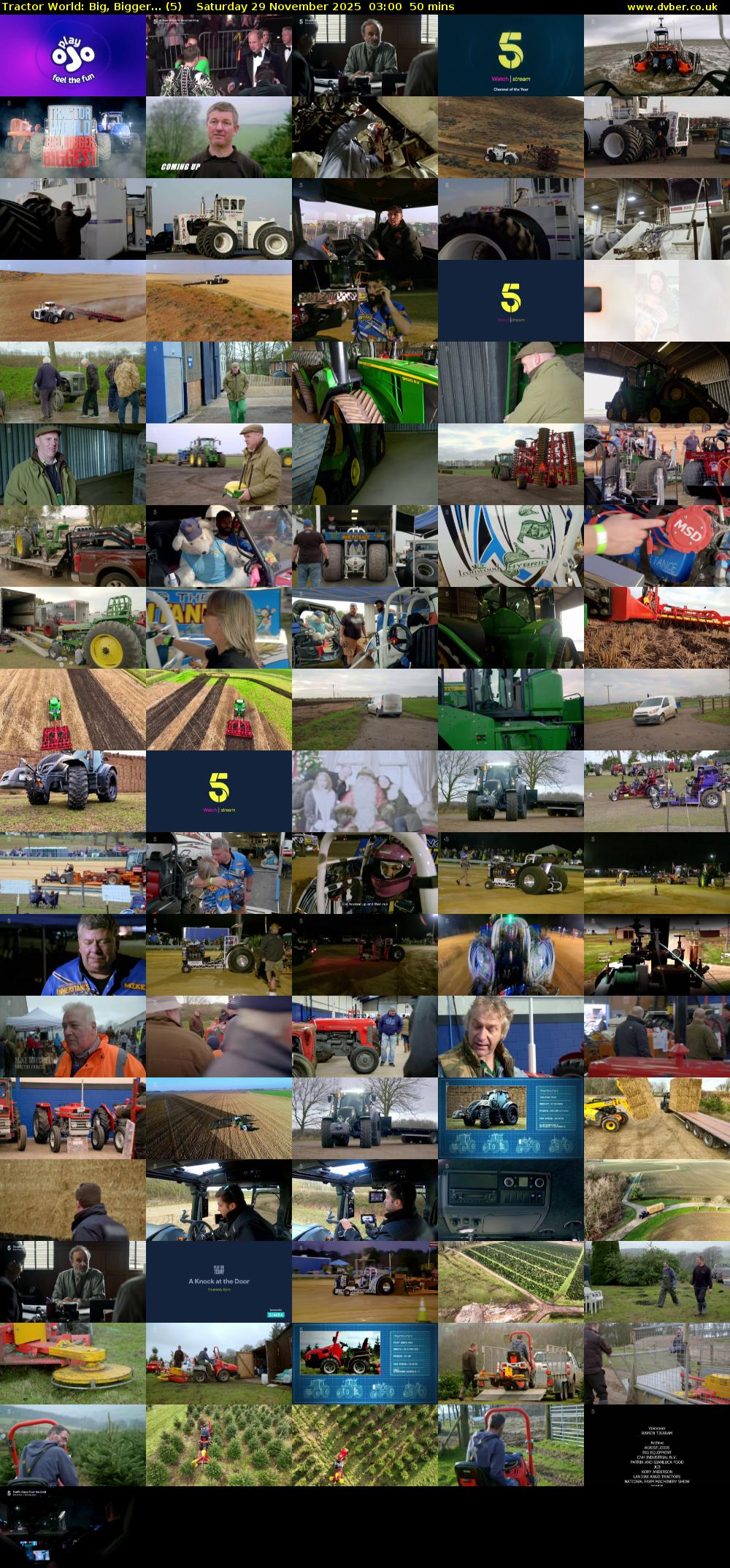 Tractor World: Big, Bigger... (5) Saturday 29 November 2025 03:00 - 03:50
