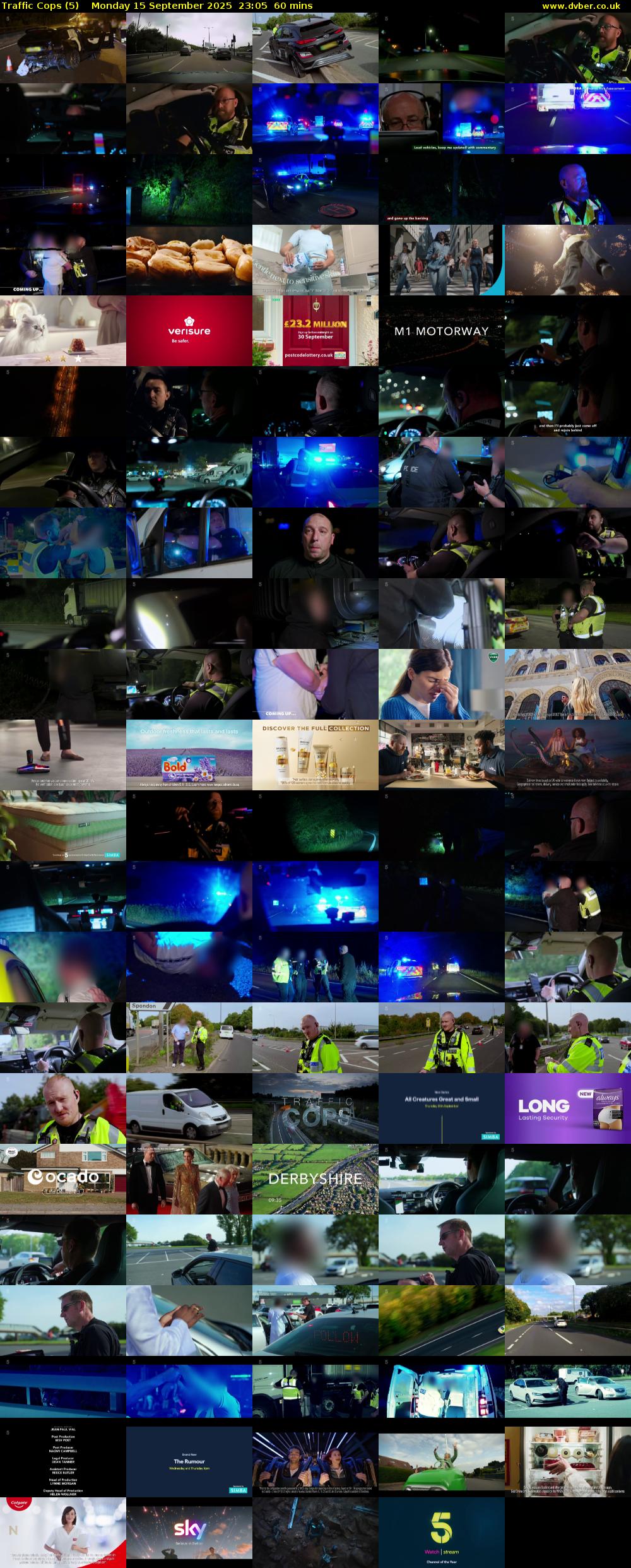 Traffic Cops (5) Monday 15 September 2025 23:05 - 00:05