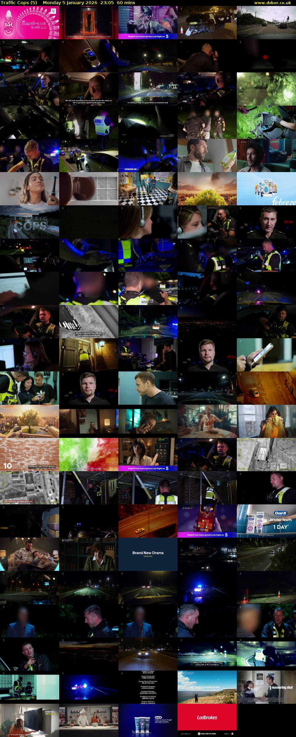 Traffic Cops (5) Monday 5 January 2026 23:05 - 00:05