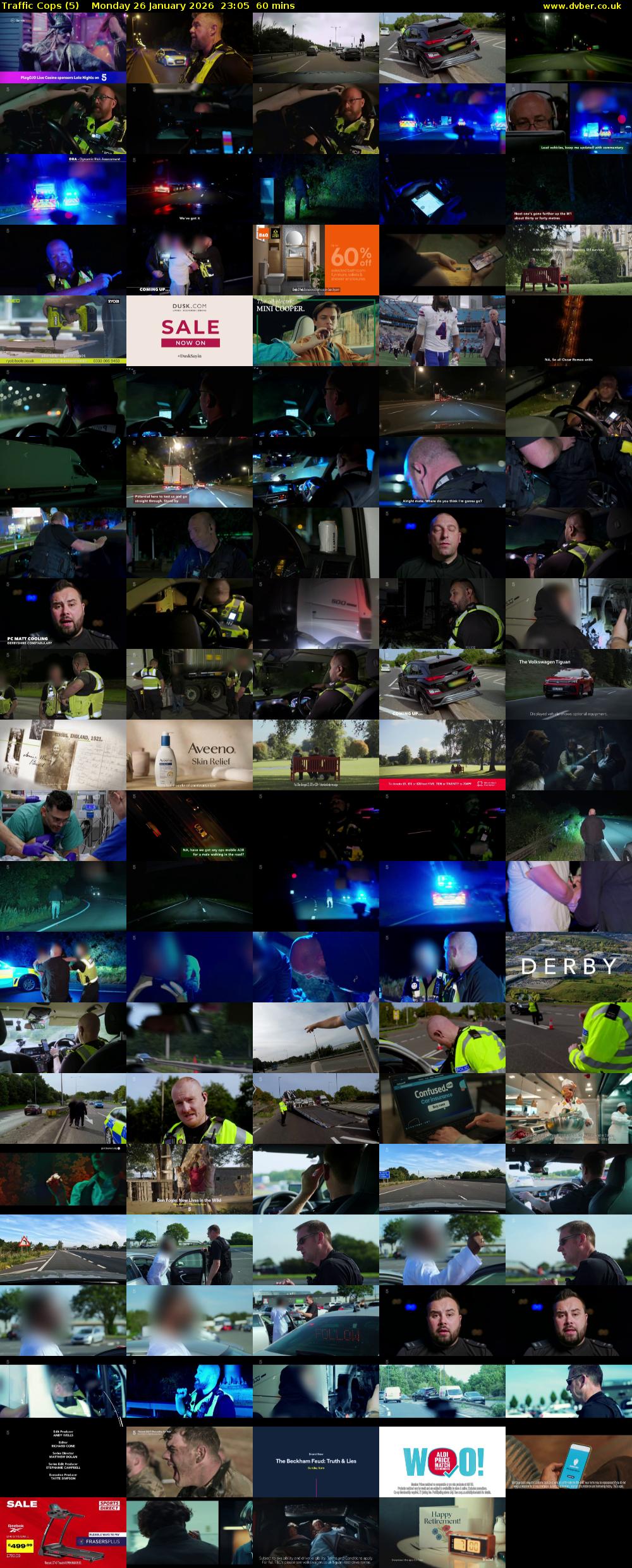 Traffic Cops (5) Monday 26 January 2026 23:05 - 00:05