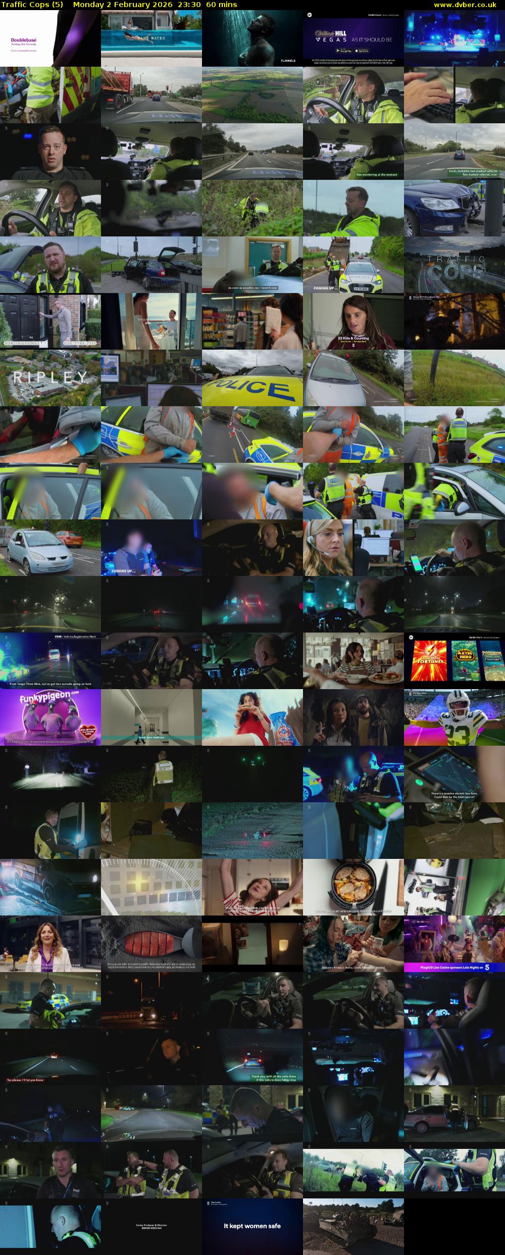 Traffic Cops (5) Monday 2 February 2026 23:30 - 00:30