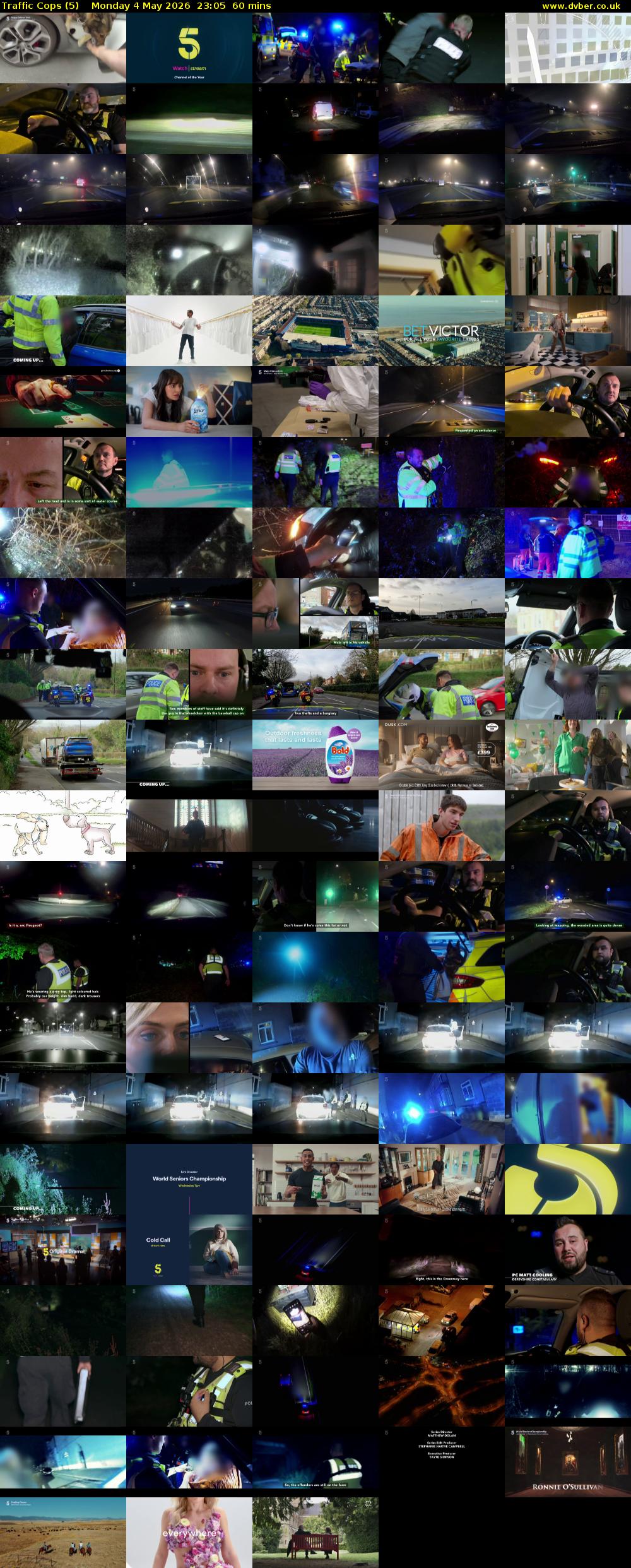 Traffic Cops (5) Monday 4 May 2026 23:05 - 00:05