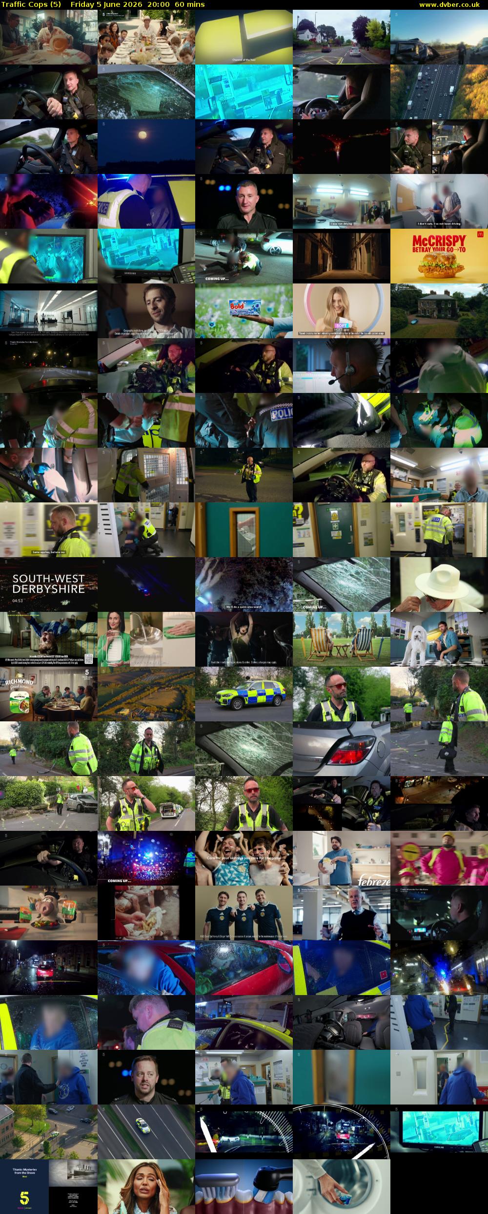 Traffic Cops (5) Friday 5 June 2026 20:00 - 21:00