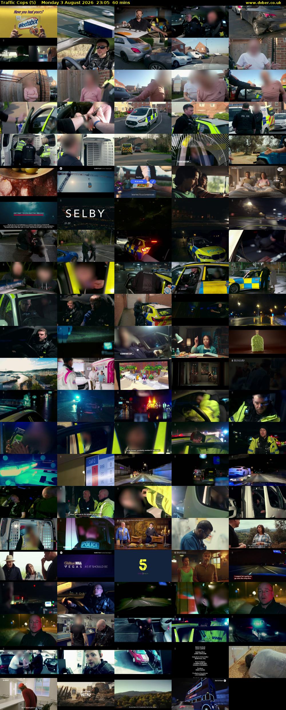 Traffic Cops (5) Monday 3 August 2026 23:05 - 00:05