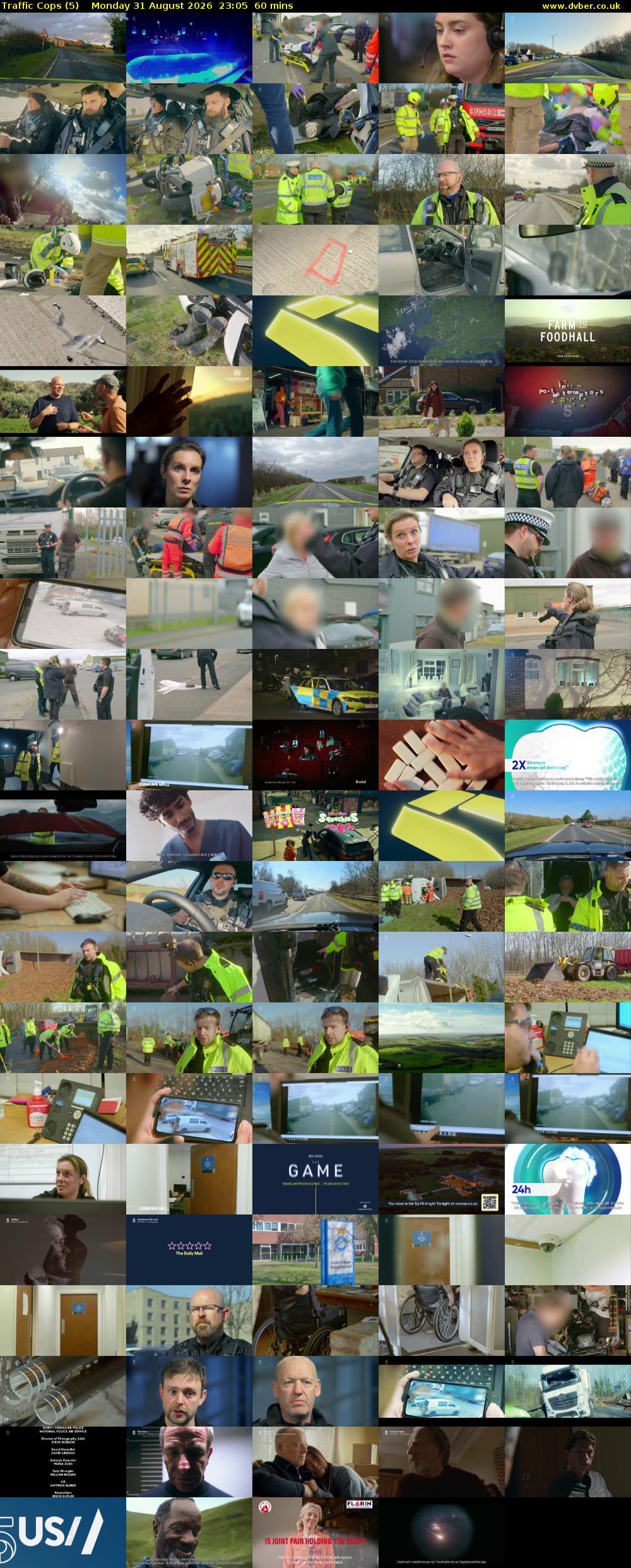 Traffic Cops (5) Monday 31 August 2026 23:05 - 00:05