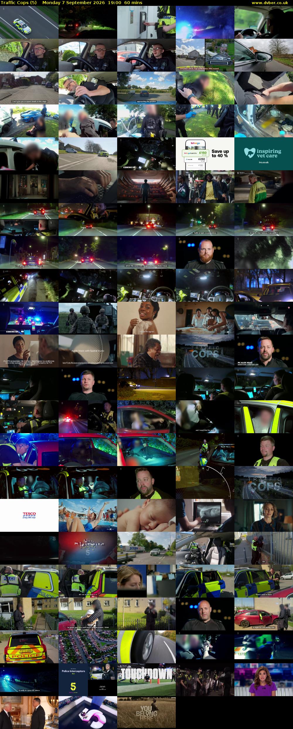 Traffic Cops (5) Monday 7 September 2026 19:00 - 20:00