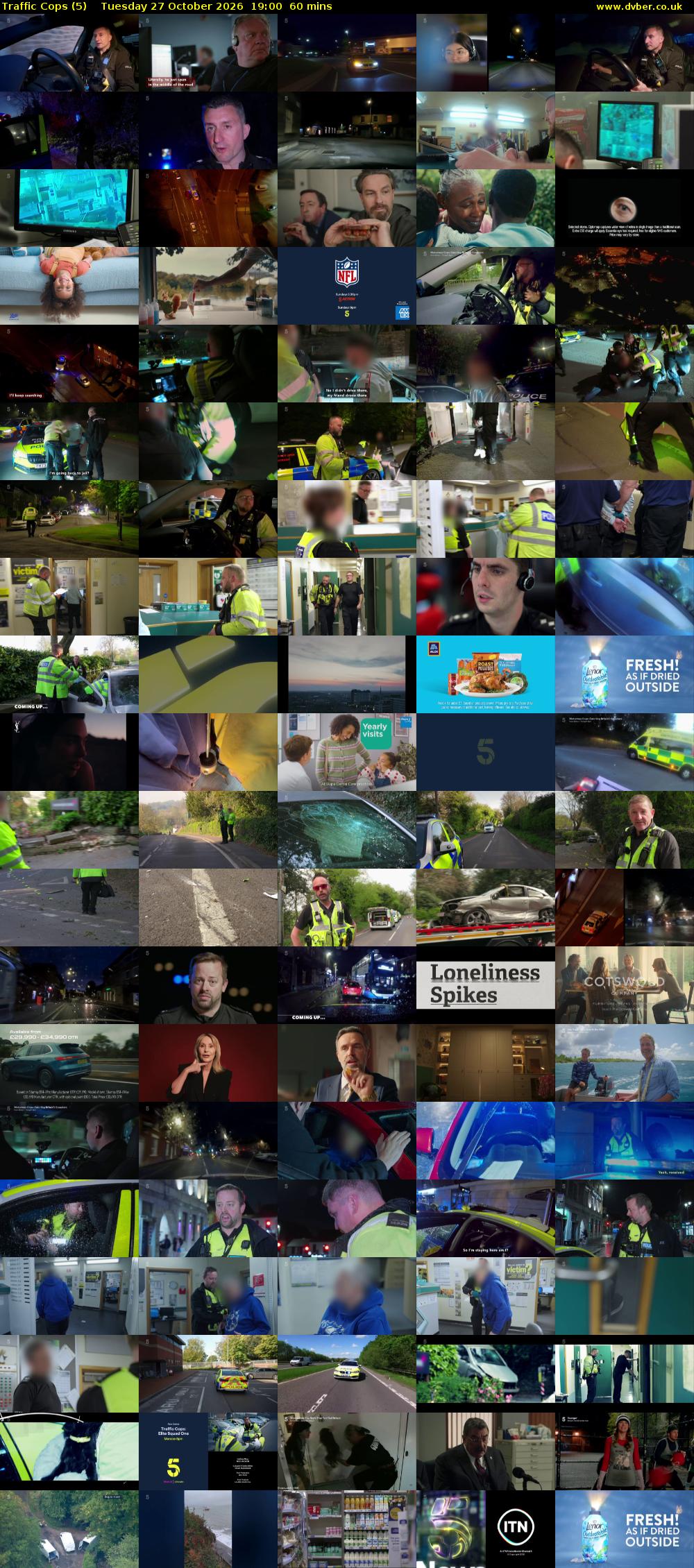 Traffic Cops (5) Tuesday 27 October 2026 19:00 - 20:00