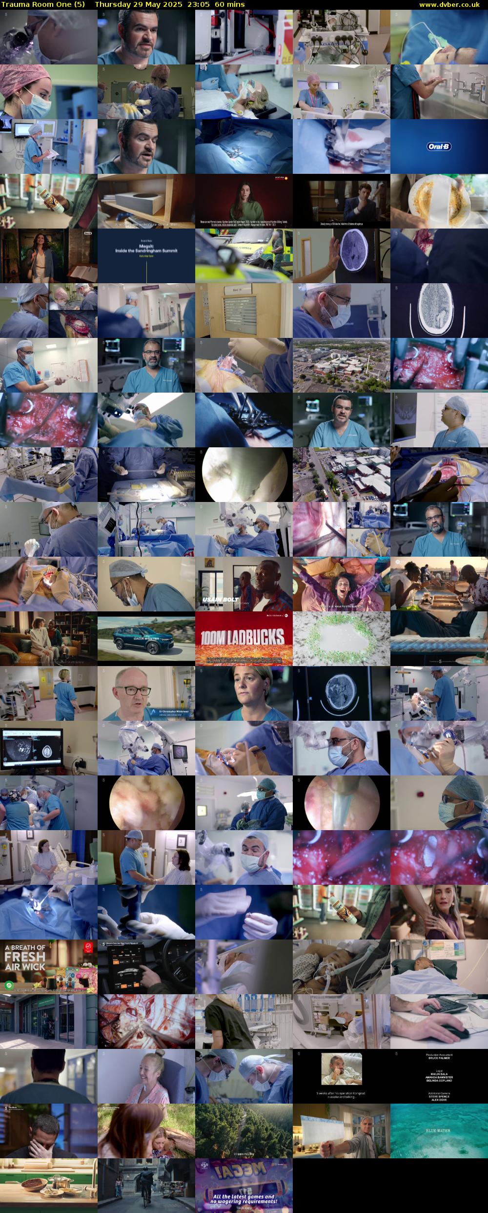 Trauma Room One (5) Thursday 29 May 2025 23:05 - 00:05