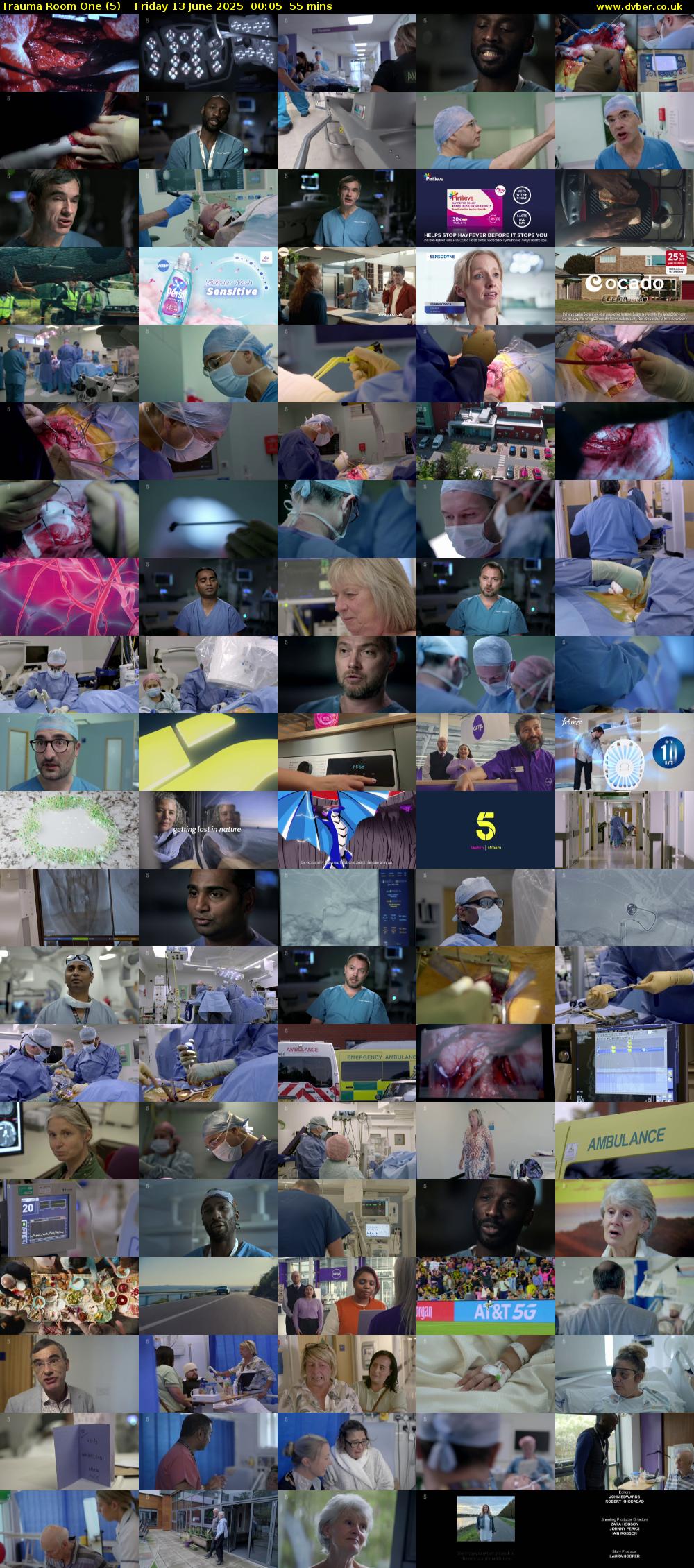 Trauma Room One (5) Friday 13 June 2025 00:05 - 01:00