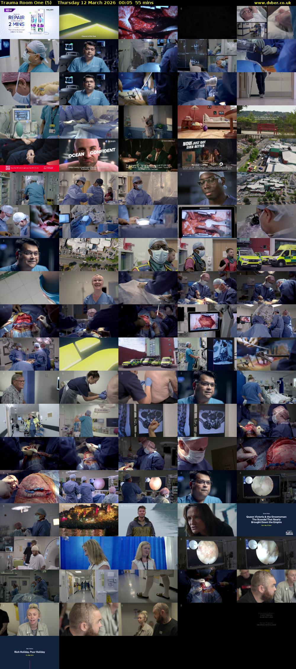 Trauma Room One (5) Thursday 12 March 2026 00:05 - 01:00
