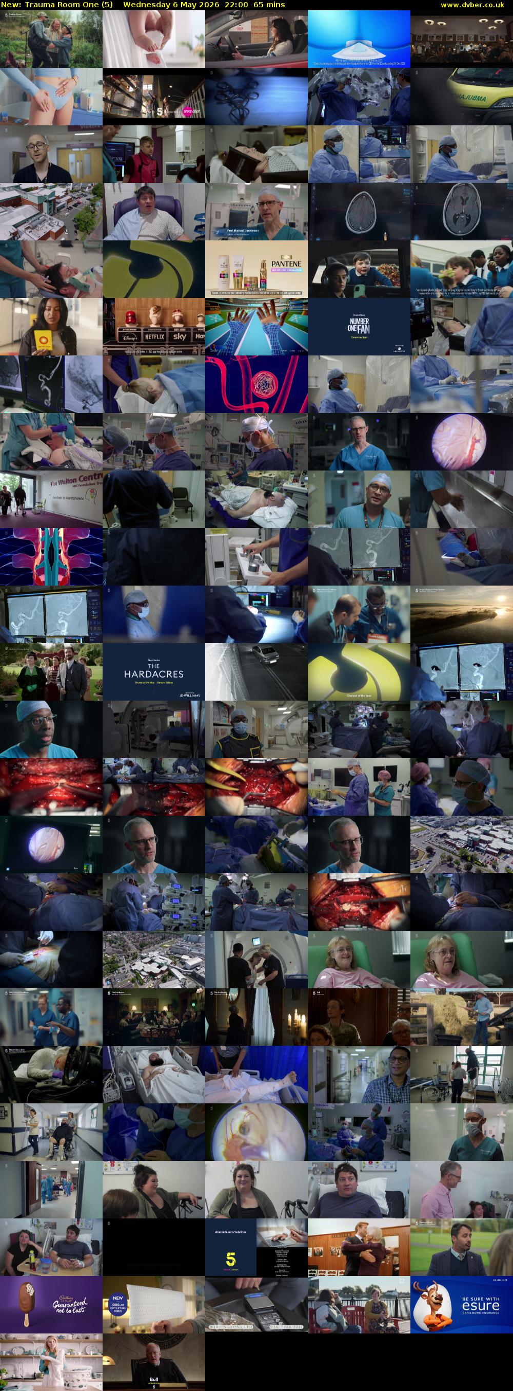 Trauma Room One (5) Wednesday 6 May 2026 22:00 - 23:05