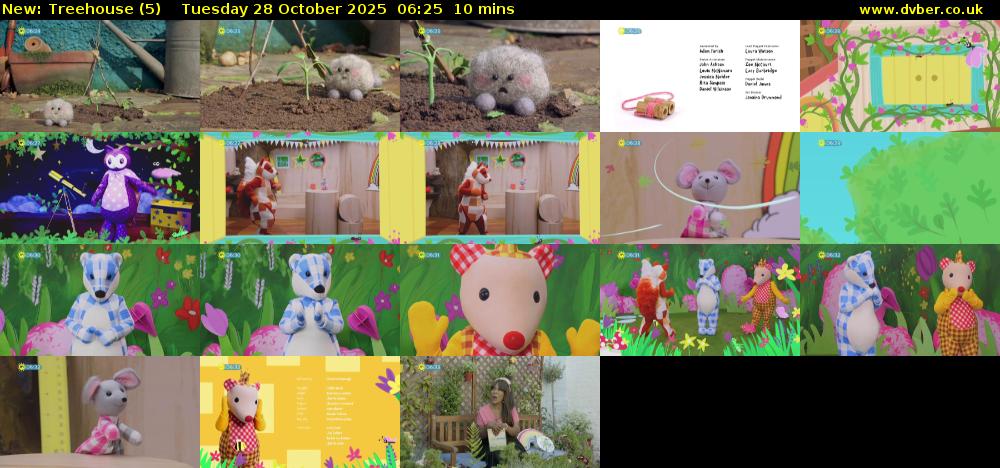 Treehouse (5) Tuesday 28 October 2025 06:25 - 06:35
