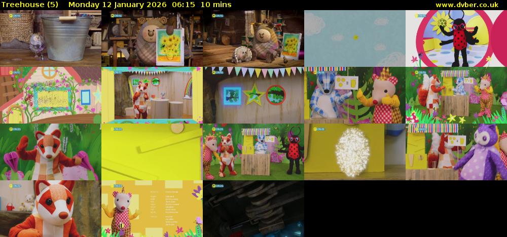 Treehouse (5) Monday 12 January 2026 06:15 - 06:25