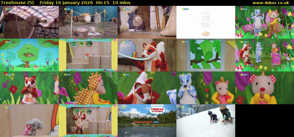 Treehouse (5) Friday 16 January 2026 06:15 - 06:25