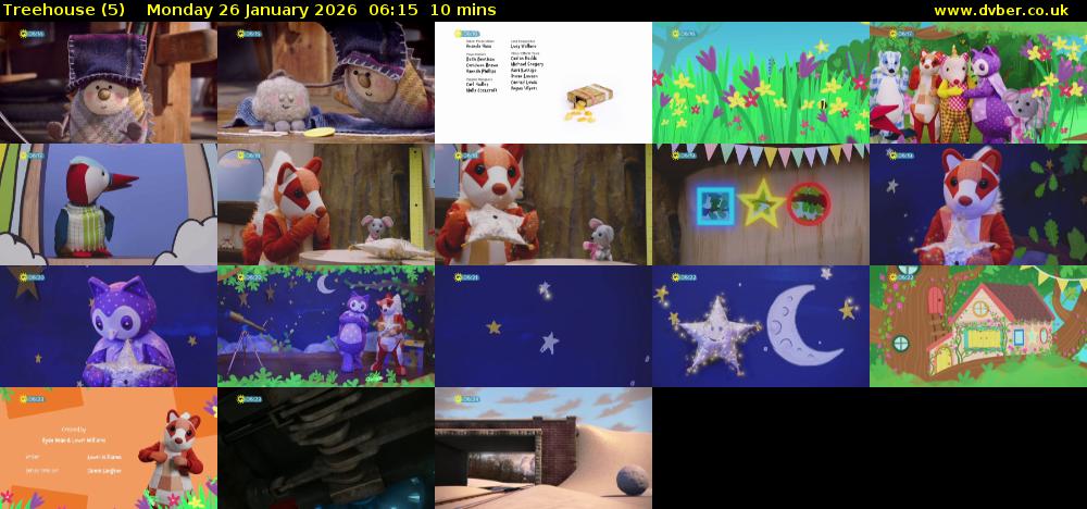 Treehouse (5) Monday 26 January 2026 06:15 - 06:25